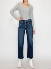 Load image into Gallery viewer, Lainey Trendsetter Straight Leg Denim Pants- stretchy
