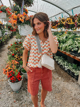 Load image into Gallery viewer, Vintage Red Patch Pocket Boyfriend Shorts-Stretchy
