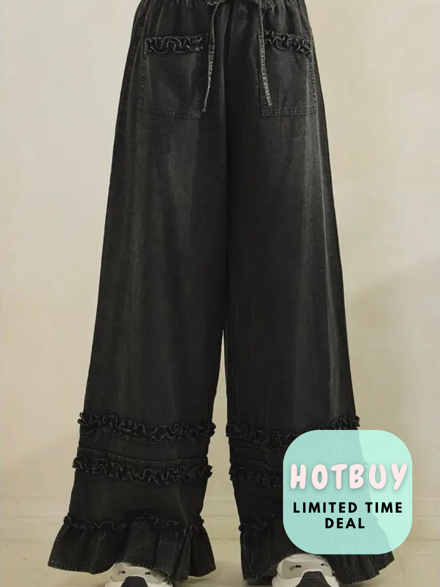 Midnight Sassy Boho Mineral Pants- cotton