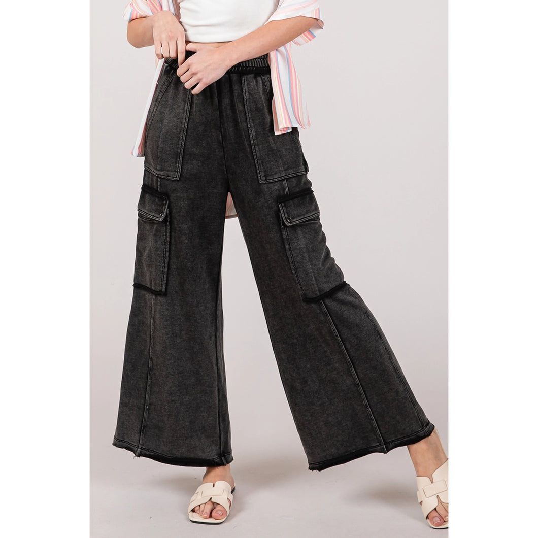 Cargo Midnight Boho Mineral Pants-stretchy
