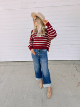 Load image into Gallery viewer, Roxie Dark Wash Tall Cuff Denim- Stretchy

