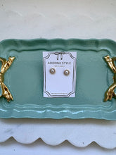 Load image into Gallery viewer, Pearl Sun Mini Earring- Sterling Silver
