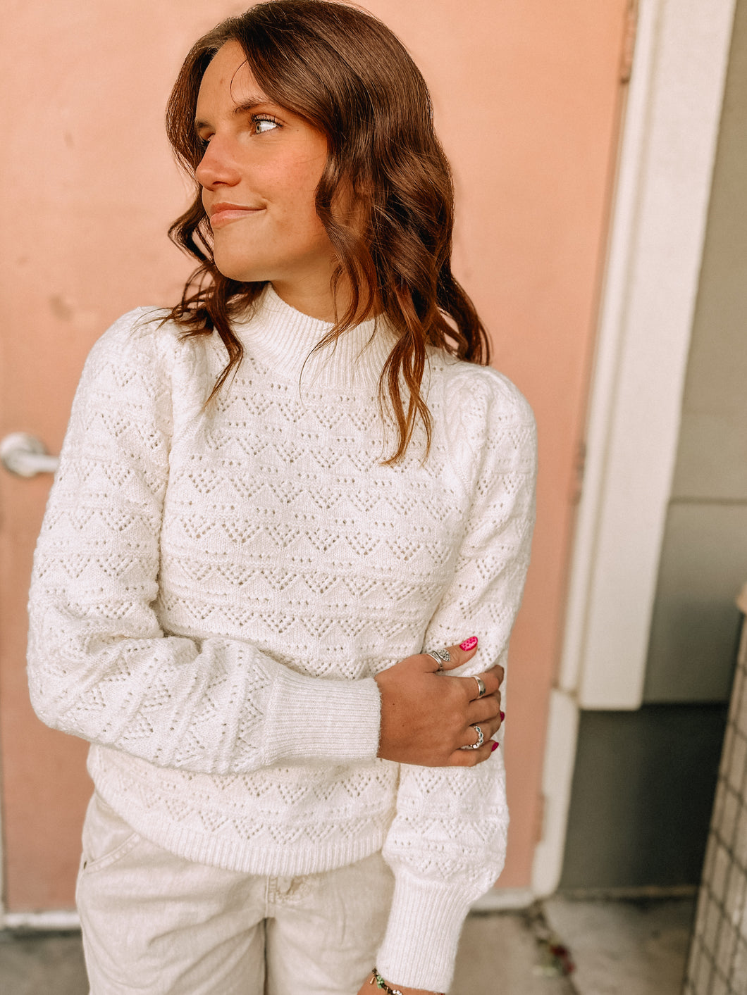 Aspen Creme Cozy Sweater