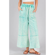 Load image into Gallery viewer, Pale Mint Boho Mineral Pants-stretchy
