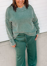 Load image into Gallery viewer, [XL/1x] Soft Green Lola Textured Sweater
