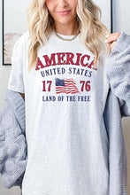 Load image into Gallery viewer, Patriotic 1776 Graphic Tee- cotton
