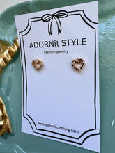 Load image into Gallery viewer, Heart Mini Earring- Sterling Silver
