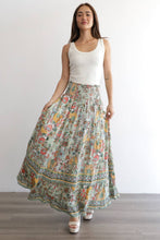 Load image into Gallery viewer, Corra Boho Floral Skirt - stretch elastic
