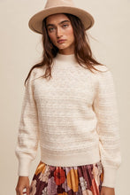 Load image into Gallery viewer, Aspen Creme Cozy Sweater
