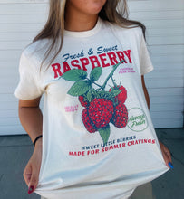 Load image into Gallery viewer, Fresh Picked Raspberry Graphic Tee
