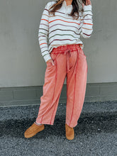 Load image into Gallery viewer, Aviva Barrel Boho Rust Mineral Pants- cotton
