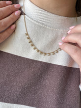 Load image into Gallery viewer, [LUXE] Bezel Drop Necklace - 18K Gold Plated Waterproof Sterling Silver (Copy) (Copy)
