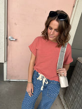 Load image into Gallery viewer, Marsala Atheleisure Vibes Tee- Stretch
