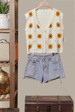 Load image into Gallery viewer, Wildflower Crochet Vest
