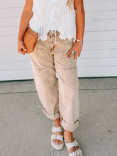 Load image into Gallery viewer, Tan Mineral Pants-elastic waist
