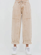Load image into Gallery viewer, Tan Mineral Pants-elastic waist
