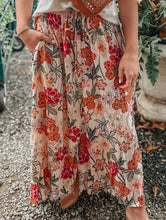 Load image into Gallery viewer, Kenzie Floral Smocked Skirt- Stretch Waist

