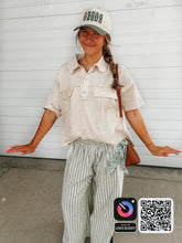 Load image into Gallery viewer, Sage Lace Trim Tulip Swing Pants-stretch elastic
