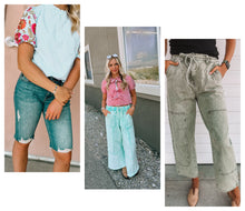 Load image into Gallery viewer, London KanCan Denim Bermuda Shorts-Stretchy
