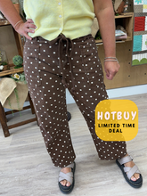 Load image into Gallery viewer, Coco Polka Rope tie Barrel Denim- stretch
