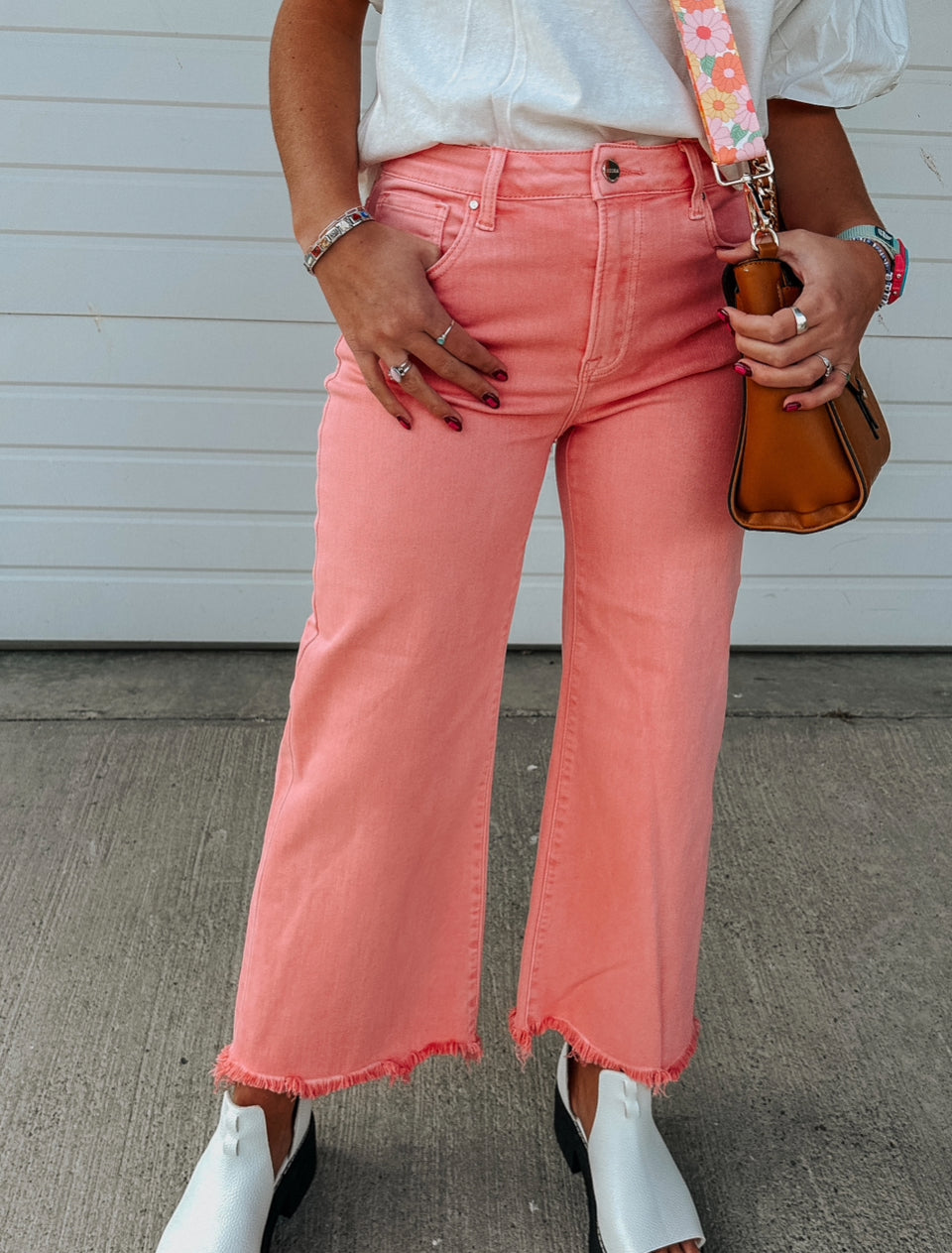 CORAL Pop STRETCH Denim