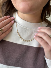 Load image into Gallery viewer, [LUXE] Bezel Drop Necklace - 18K Gold Plated Waterproof Sterling Silver (Copy) (Copy)
