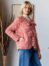 Load image into Gallery viewer, Pippa Bow-Tie Quilted Jacket
