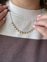 Load image into Gallery viewer, [LUXE] Bezel Drop Necklace - 18K Gold Plated Waterproof Sterling Silver (Copy) (Copy)
