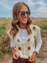 Load image into Gallery viewer, Wildflower Crochet Vest
