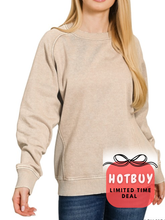Load image into Gallery viewer, Hazel Mineral Wash Sweater
