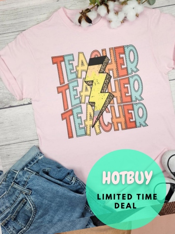 [SALE] TEACHER Graphic Tee