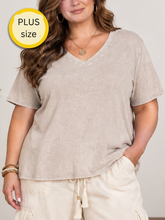 Load image into Gallery viewer, [PLUS SIZE] Sleet Harlem Buttersoft Cotton Top
