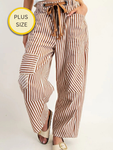 Load image into Gallery viewer, [PLUS SIZE] Rust Free Soul Stripe Barrel Denim
