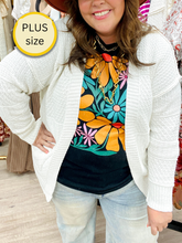 Load image into Gallery viewer, Sassy Flower POP artisan Graphic Tee -
