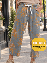 Load image into Gallery viewer, Sadie Flora Barrel Denim Pants
