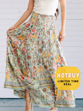 Load image into Gallery viewer, Corra Boho Floral Skirt - stretch elastic
