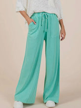 Load image into Gallery viewer, Teal Boho Mineral Pants-stretchy
