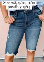 Load image into Gallery viewer, London KanCan Denim Bermuda Shorts-Stretchy
