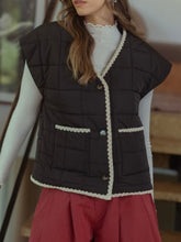 Load image into Gallery viewer, Piper Puffer Vest-BLACK
