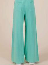 Load image into Gallery viewer, Teal Boho Mineral Pants-stretchy
