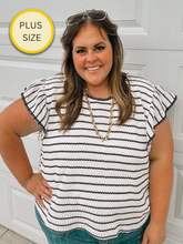 Load image into Gallery viewer, [PLUS] Dash Crocheted Contemporary Blouse
