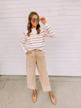 Load image into Gallery viewer, Harlow Striped Sweater-stretchy
