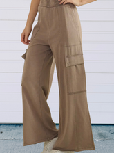 Load image into Gallery viewer, Ashen Cargo Boho Mineral Pants-stretchy
