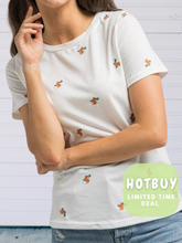 Load image into Gallery viewer, Emmerly Embroidered Contemporary Tee
