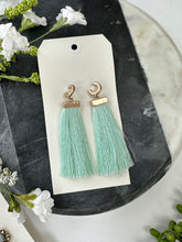 Load image into Gallery viewer, Mint Chic Fringe Earring
