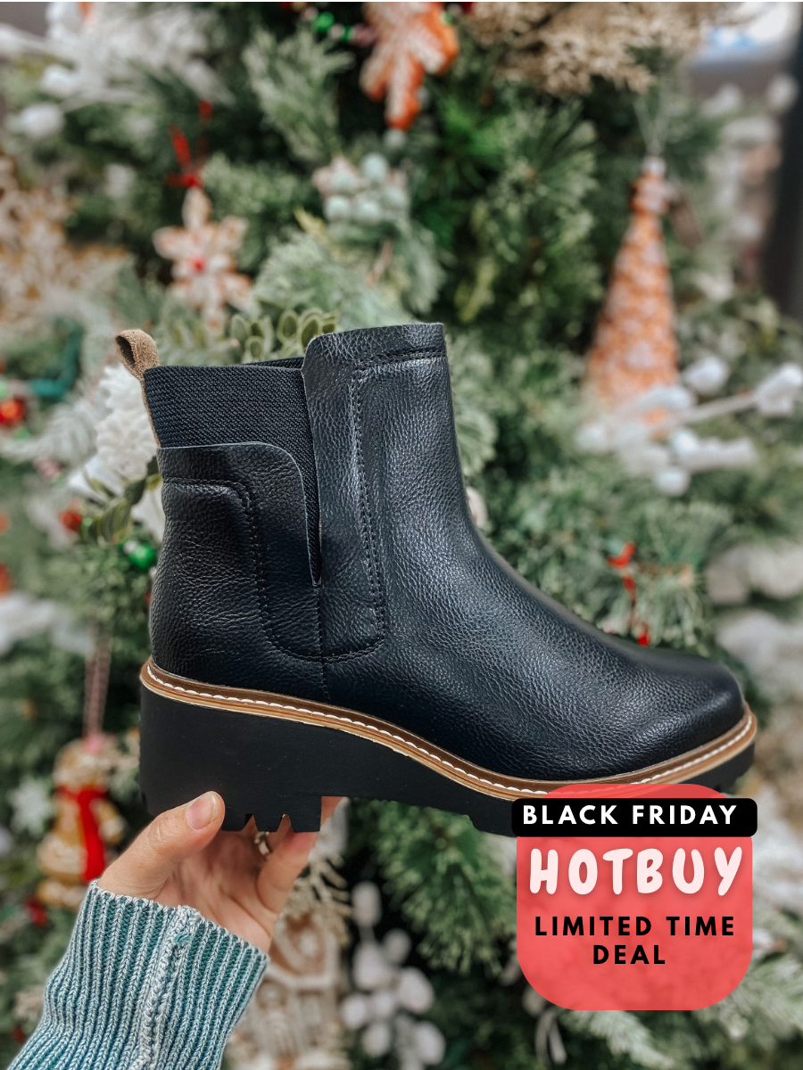 Uptown Black Trendy Boot