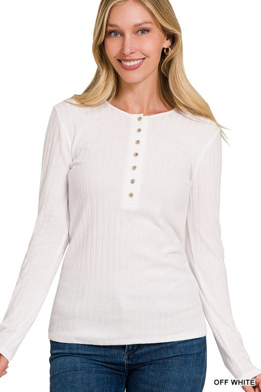 White Plush Soft Henely Cardi