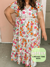 Load image into Gallery viewer, [CURVY] Botanical Boho Dress
