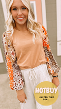 Load image into Gallery viewer, Everly Long Sleeve Blouse - Tan
