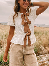 Load image into Gallery viewer, Emma Bow Tie Blouse

